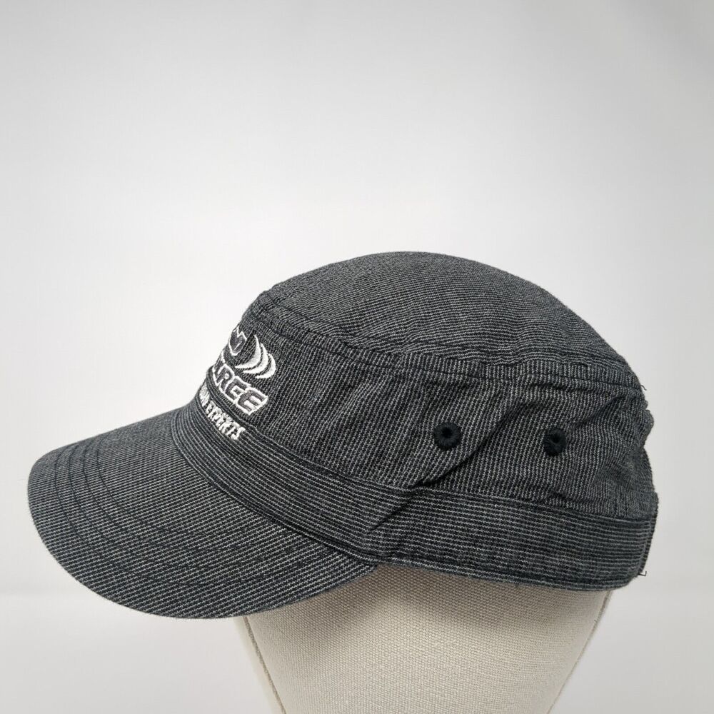 Sound Source Strapback Cadet Army Hat Gray One Si… - image 3